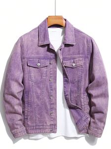 Veste bomber en denim vintage pour homme, respirante, chaude, écologique, anti-UV, doublure en coton réversible, qualité supérieure BD - Product Image 2