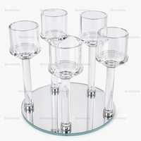 Vase en tube transparent de luxe en soie de haute qualité, centre de table, support 3/5, base ronde, carrée, longue pour décoration de table de mariage ou d'hôtel