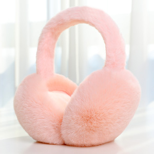 Cache-oreilles chauds en polaire pliante en gros hiver dames plus cache-oreilles en tissu de laine polaire polaire - Product Image 1