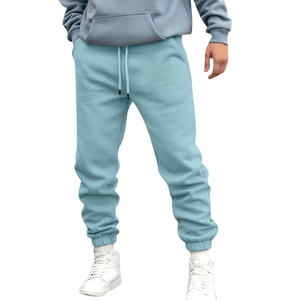 Pantalones Jogger de Estilo Casual para Hombre, Rectos, Largos, con Logotipo Personalizado, Colores Sólidos, 100% Poliéster, Venta al Por Mayor - Product Image 4