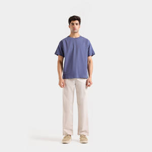 100% Polyester Logo personnalisé T-shirt pour hommes T-shirt blanc de sport décontracté à séchage rapide avec motif solide - Product Image 1