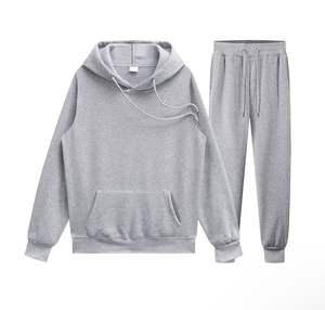 Conjunto de chándales y sudaderas deportivas personalizadas OEM de alta calidad 100% algodón transpirable hombres mujeres y niños logotipo personalizado sublimación en blanco - Product Image 6