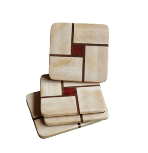 Dessous de verre en résine et bois Tapis et coussinets maison et bureau bureau tasse à thé caboteur Artisanat personnalisé top vente - Product Image 6