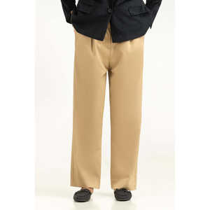 Pantalon large en satin respirant taille mi-haute pour femme WM-TRC-SS25-108 avec manches longues, taille XL, pour filles - Product Image 1