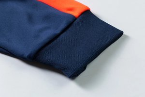 Survêtement de football rouge nouvelle mode en gros, haute qualité, séchage rapide, 100 % coton, respirant, léger, veste d'été - Product Image 6