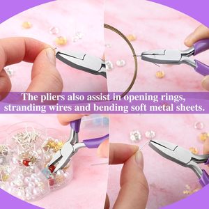 Alicates de pico de pato de 3 pulgadas: mini Alicates de punta plana con mordazas suaves para la fabricación de joyas - Product Image 2