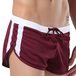 Vente en gros de shorts de fitness en maille écologiques à séchage rapide pour hommes, logo personnalisé, sublimation, décontracté, solide pour la plage et la natation - Product Image 1