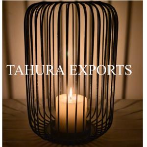 Extra Large Round Candle Holder With Open <b>Cage</b> Design Sleek And Modern Finish For Bohemian Minimalist Or Urban Style Decor - Product Image 4