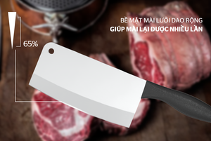 Sunhouse Eco Family KN190EC Chopping <b>Knife</b> New Trend in Stainless Steel <b>Kitchen</b> Tools From Vietnam - Product Image 6