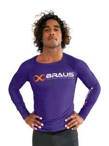 Venta al por mayor de impresión personalizada Anti-UV BJJ Spandex de manga larga Rash Guard para adultos de talla grande de secado rápido transpirable de compresión de verano - Product Image 4