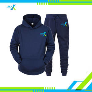 Conjunto Deportivo de Felpa para Hombre, Sudadera con Capucha Cálida y Pantalones Jogger, Ropa Deportiva Informal y Cómoda para Correr, Entrenar, Gimnasio y Ejercicio - Product Image 2