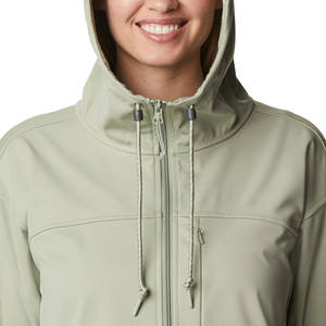 Veste longue Softshell pour femmes Vestes d'extérieur avec logo personnalisé de qualité supérieure pour les femmes - Product Image 3