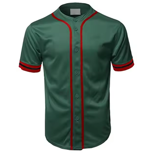 Vente en gros de maillots de baseball personnalisés de qualité supérieure pour hommes vêtements de sport respirants avec des techniques imprimées - Product Image 4