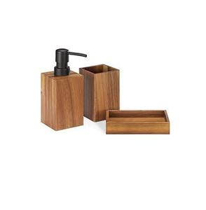 Ensemble de salle de bain en bois au prix le plus bas pour la salle de bain à domicile article décoratif ensemble de salle de bain en bois à taille personnalisée - Product Image 2