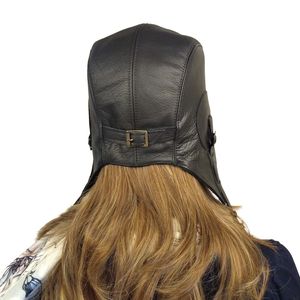 Gorra de Piloto de Cuero a Precio Económico, Logotipo Personalizado, Uso Diario Informal, Unisex, 100% Cuero Real por Standard International - Product Image 2