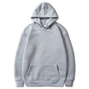 Sudadera y Sudadera con capucha holgada de lana americana gruesa de moda para hombre, estampado de color sólido de alta calidad para invierno - Product Image 1