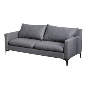 SFB68049 Two-Seater Loveseat <b>Sofa</b> 190x86cm with 10 Fabric-<b>Covered</b> Cushions Square Shape Extendable for Home Furniture - Product Image 1