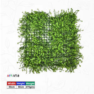 Panel de follaje de hierba de trébol artificial - Product Image 1