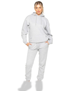 เสื้อมีฮู้ดสีเทาทันสมัยสำหรับผู้หญิงมีกระเป๋าให้ความอบอุ่นและมีสไตล์เหมาะกับทุกสไตล์ - Product Image 4