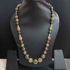 Blue Jadau Meenakari Necklace with Diamond Brass and <b>Copper</b> Classic Style for Wedding Engagement or Gift Peace Pattern <b>Chain</b> - Product Image 3