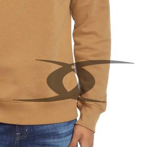 Sudadera térmica de manga larga informal de gran tamaño con estampado personalizado de fabricante para hombre 100% algodón Street Drop Shoulder Crewneck - Product Image 6