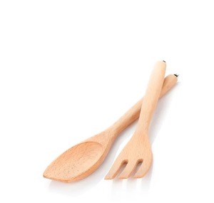 Wooden <b>Spoon</b> Kitchenware Natural Cooking Utensils High Quality <b>Gold</b> Plated Long Handle Eco-Friendly - Product Image 3