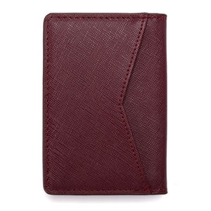Competitively Priced PU Leather <b>Wallet</b> for Men Fully Customized Handmade Business <b>Card</b> <b>Holder</b> with Button and Clip Closure - Product Image 3