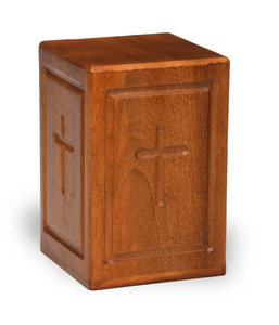 Venta al por mayor de urnas de cremación de madera hechas a mano de estilo americano moderno adulto hombre mujer funerario urnas decorativas - Product Image 4