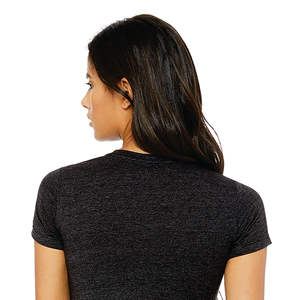 T-Shirt moulant pour femmes, 100% Airlume, en coton peigné et à anneau, simple, 4.2 oz, gris foncé - Product Image 6