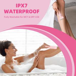 Rasoir électrique rechargeable pour femmes, tondeuse, épilateur indolore pour le corps, les jambes, le visage et les aisselles, kit de toilettage imperméable - Product Image 1
