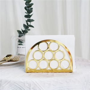Forme et taille personnalisées porte-serviettes fer argent couleur porte-serviettes pour la cuisine Table de mariage à bon prix - Product Image 6