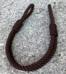 Brown Cotton Rope Curtain <b>Tiebacks</b>: Nautical Decor - Product Image 2
