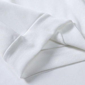 2024 Mejor diseño OEM 100% algodón Sudadera de cuello redondo de gran tamaño en blanco Hombro de peso pesado Sudadera con capucha totalmente personalizada - Product Image 3