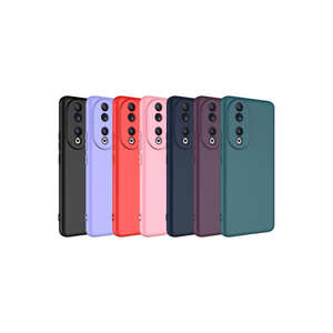 Coque arrière de luxe Netzy, étui de protection en silicone premium pour Honor 90 Mara Edition, silicone souple, compatible avec 8i 14 Plus A14 Google Vivo - Product Image 3