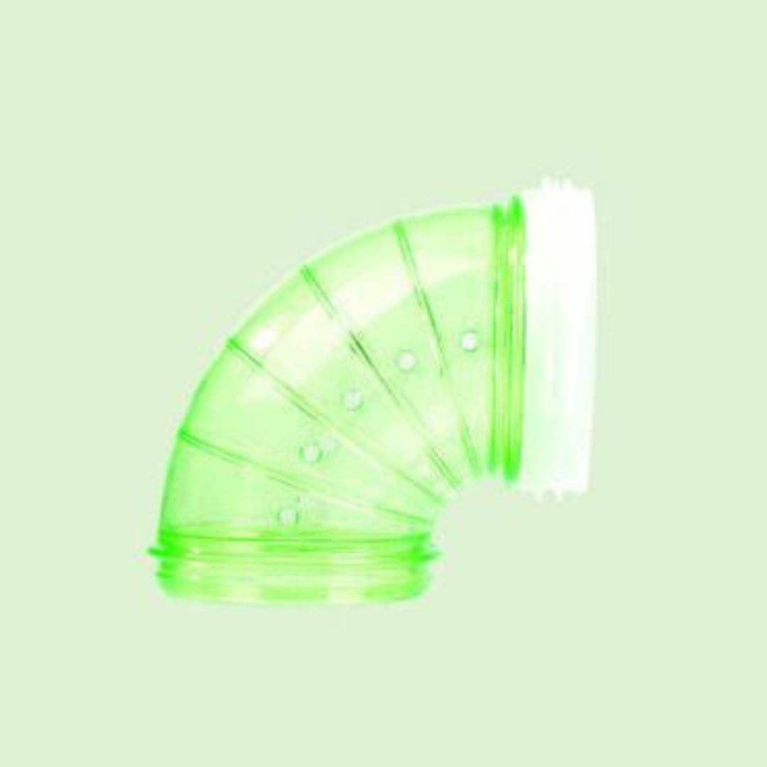 Curved pipe - Green