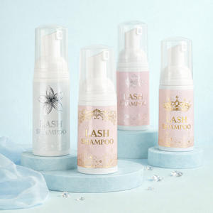 Shampoo pour cils en marque privée, disponible en pack premium OEM, 50 ml, 100 ml, 200 ml, nettoyant moussant pour paupières, logo personnalisé, maquillage pour cils - Product Image 1