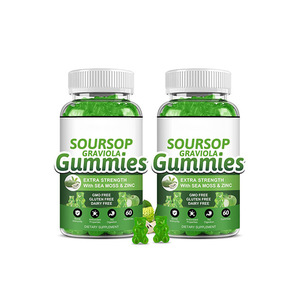Gummies d'algues sans sucre 2000mg Gummies SOURSOP Compléments alimentaires alternatifs avec EPA et DHA - Product Image 5
