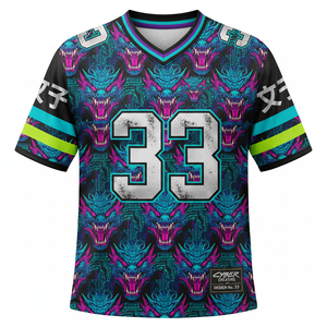 Haut de baseball loup surdimensionné personnalisé bleu 3D Sublimation à séchage rapide fabricant de vêtements de sport uniformes pour hommes - Product Image 6