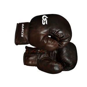 Guantes de boxeo de dedo completo de cuero % impermeables hechos a medida de alta calidad MOQ bajo equipo de artes marciales al por mayor - Product Image 4