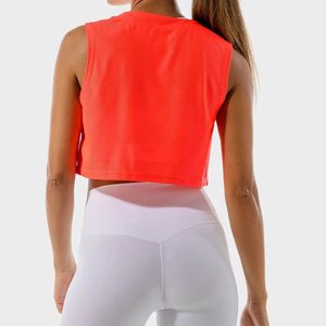 Latest Design Customized Logo And Color <b>Ladies</b> Polyester Cotton <b>Tank</b> <b>Top</b> for Exercise Wholesale Crop <b>Tank</b> <b>Top</b> for Women's - Product Image 6