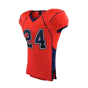 Concevez votre propre ensemble d'uniformes de football américain pour hommes, maillots et shorts à manches courtes et pantalons légers à séchage rapide pour hommes, 2 pièces - Product Image 4