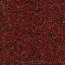 Dalle de granit rouge rubis au design moderne et surface polie pour cuisine, salle de bain, extérieur et villa - Product Image 2