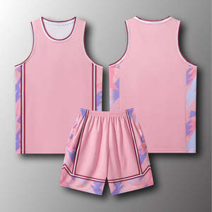 Uniforme de basket-ball personnalisé de haute qualité Meilleure qualité 100% polyester Meilleure vente Anti-bactérien Sans manches Impression lumineuse Unisexe - Product Image 5