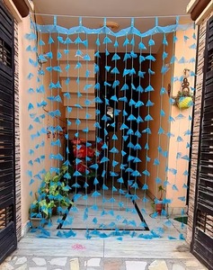 Indian Wedding Decorative <b>Net</b> String Backdrop, <b>Net</b> Backdrop, <b>Net</b> Backdrop, Stage Festival Diwali Ganpati <b>Curtain</b>, Decoration - Product Image 4