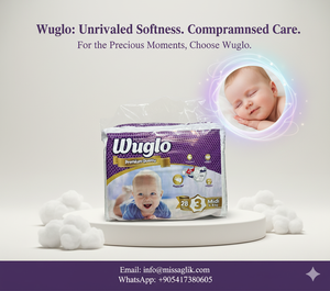 Pañales Desechables para Bebés WUGLO, Impresos, de Tela No Tejida, con Protección Contra Fugas, Suaves y Transpirables, Inserto 100% Algodón, SAP Importado de 2 Capas - Product Image 4