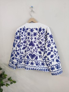 Đầy Màu Sắc Dân tộc Suzani Thêu Áo Khoác Bông Bông Áo Khoác Cho Mùa Đông Mặc Tay Thêu Áo Khoác Ngắn - Product Image 2