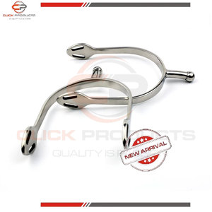 2024 Venta al por mayor Espuelas de equitación Espuelas de caballo occidentales de acero inoxidable para venta en línea Espuelas de equitación - Product Image 2