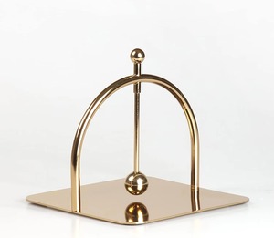 Porte-serviettes en métal de luxe pour tables à manger, décorations de restaurant, serviettes de fête - Product Image 3