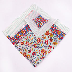 Pañuelo de algodón de la mejor calidad, floral, ligero, ecológico, suave, transpirable, para atar en la cabeza, para el cuello, para la cara, lavable - Product Image 2