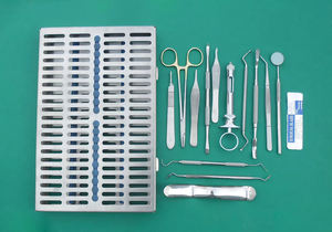 Vente en gros 19 pièces ensemble de chirurgie dentaire de base instruments chirurgicaux dentaires manuels en acier inoxydable ISO CE approuvé - Product Image 3